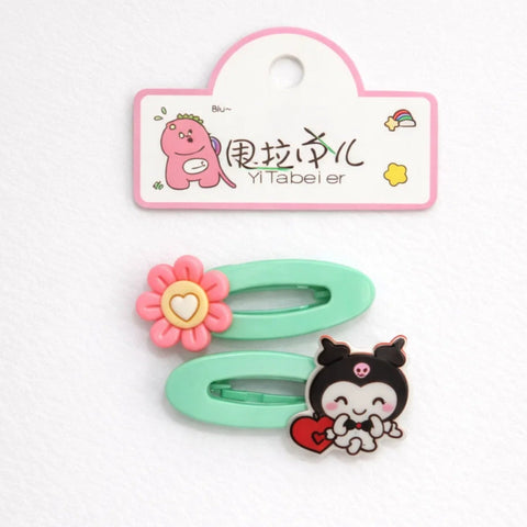 Label - Pack of 2 - Character Pins - Green - Flower & Sonic