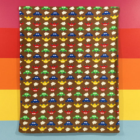 Plush - Fleece Blanket - Dark Brown - Cars - 25