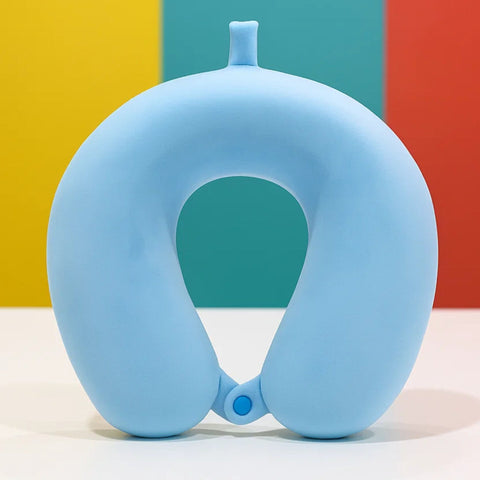 Plush - Neck Pillow - Sky Blue - Plain