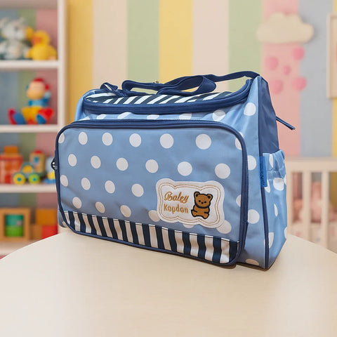 Circles & Lining Diaper Bag