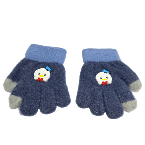 Pair of Gloves - Navy - Penguin - (1-3 Years)
