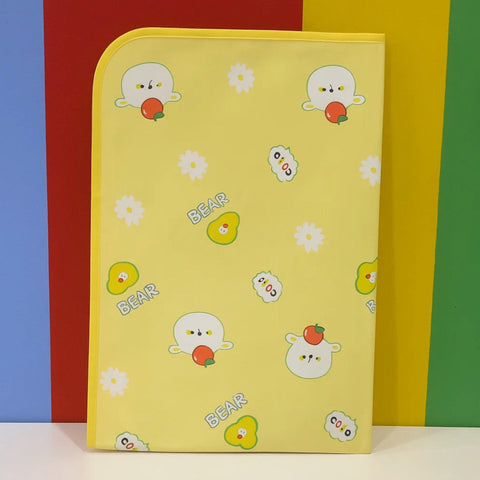 Diaper Changing Sheet - Large - 31*24 Inches - Yellow - Good Bear