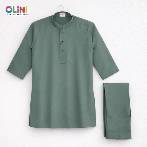 OLINI - Wash N Wear - Kurta Shalwar - Grey