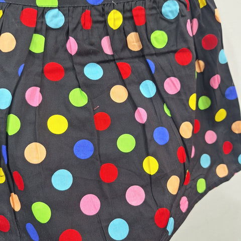 Pink & Pink - Frock - Black - Circles