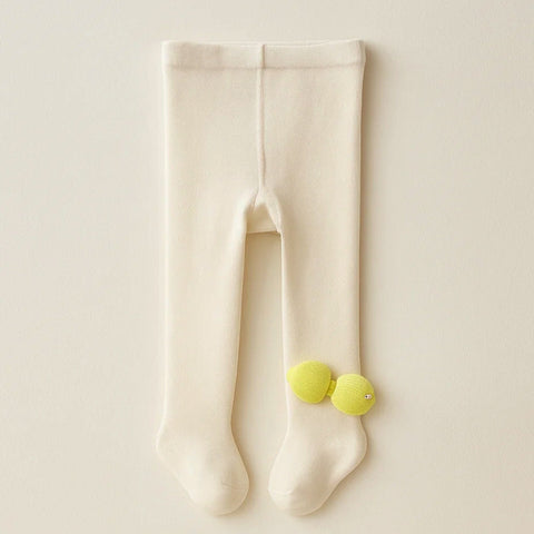 Sunny Time - Legging - Bow - Skin - (M-2-3 Years)