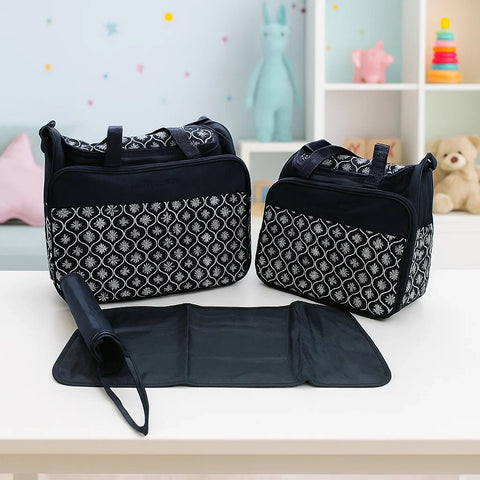 4 Pieces Bag Set - Flowers