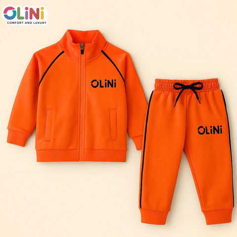 OLINI - 2 Pieces - Track Suit - Orange