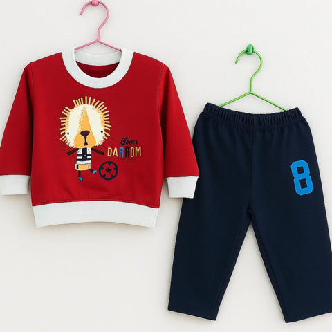 Nijntje - Suit Set - Red - Lion - 25