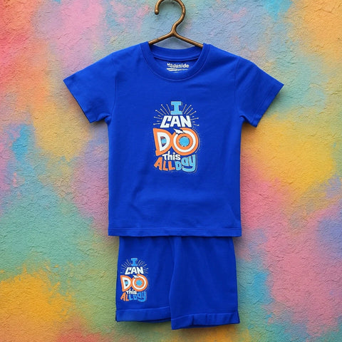 Lucido - T-Shirt & Shorts - Blue - Do This