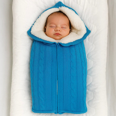 Wool - Zipper Carry Nest - Blue