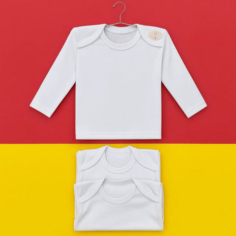 3 Pieces Inner Vests - White