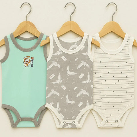 TBS - Pack of 3 Onesies - Unisex - Green & Eagles