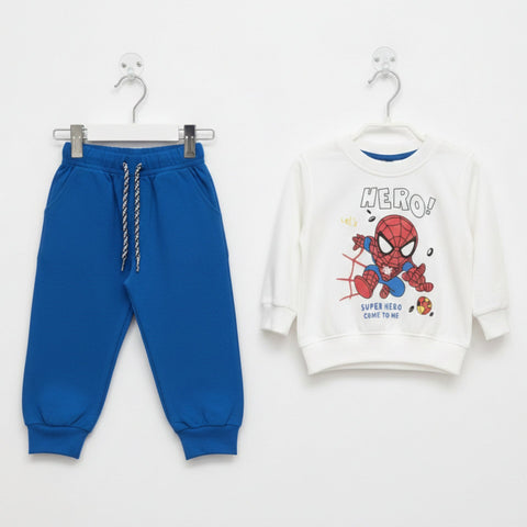 OK - 2 Pieces - Suit Set - Blue - Spiderman