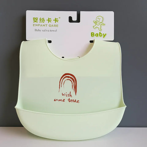 Silicon Container Bib - Yellow - Wish