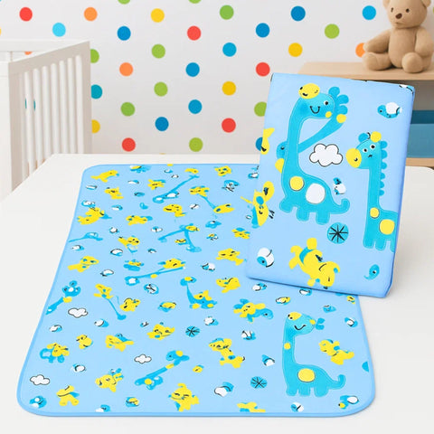 For Baby - Fur Blanket - Blue - Dinosaur