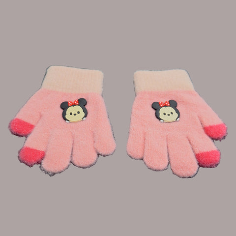 Pair of Gloves - Pink - Minnie - (1-3 Years)