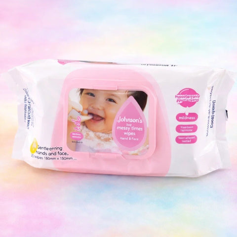 90 Wipes - Johnson's Baby - Pink