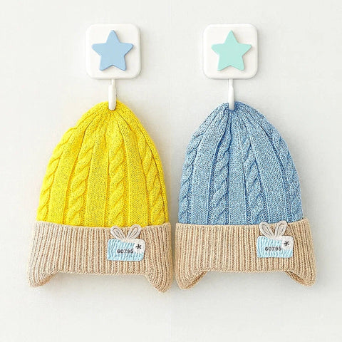 Pack of 2 - Woolen Caps - Blue & Yellow - Go Go - 25
