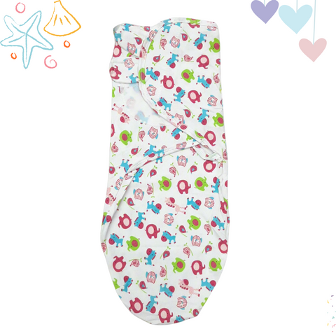 Kolaco - Swaddle Wrap - Elephant & Giraffe