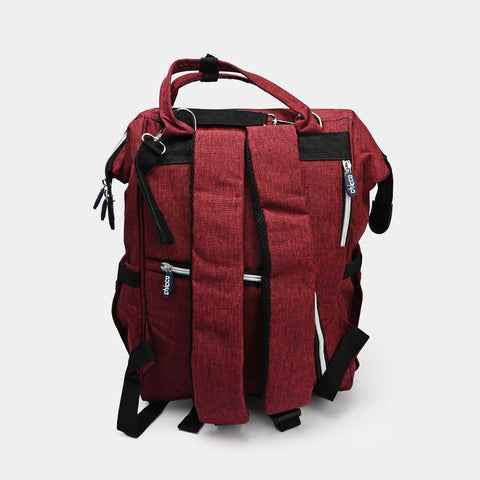 Chicoo - Waterproof Diaper Backpack - Maroon