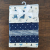 Pack of 5 Flannel Blankets - Navy Blue