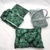 Little Stars - 8 Pieces Bedding Set - Green Leaves
