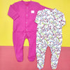 TBS - Pack of 2 Sleep Suits - Pink & White