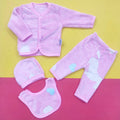 4 Pieces Gift Set - Pink Hearts