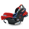 Jumbo Baby Carry Cot - Black & Red Cars