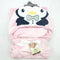 Hoodie Blanket - Penguin in Pink