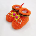 Wool Baby Shoe - Sunflower in Orange