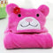 Hoodie Blanket - Pink Bear