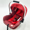 Bright Stars Carry Cot - Red & Maroon