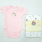 TBS - Pack of 5 Short Sleeve Bodysuits - Pink