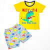 T-Shirt & Nicker - Yellow Dinosaur