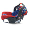 Jumbo Baby Carry Cot - Black & Blue Red Fish